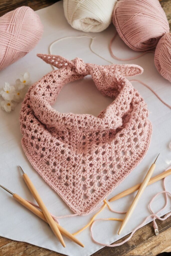 Eyelet Summer Bandana