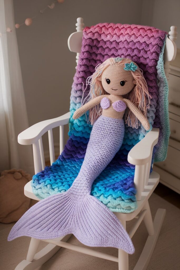Mermaid Tail Blanket Buddy