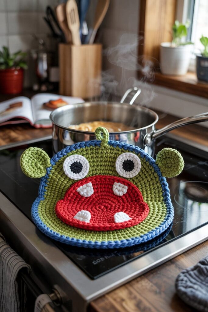 Crochet Monster Hot Pad