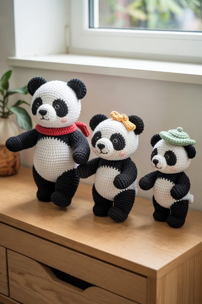 Mini Panda Parade Display Set