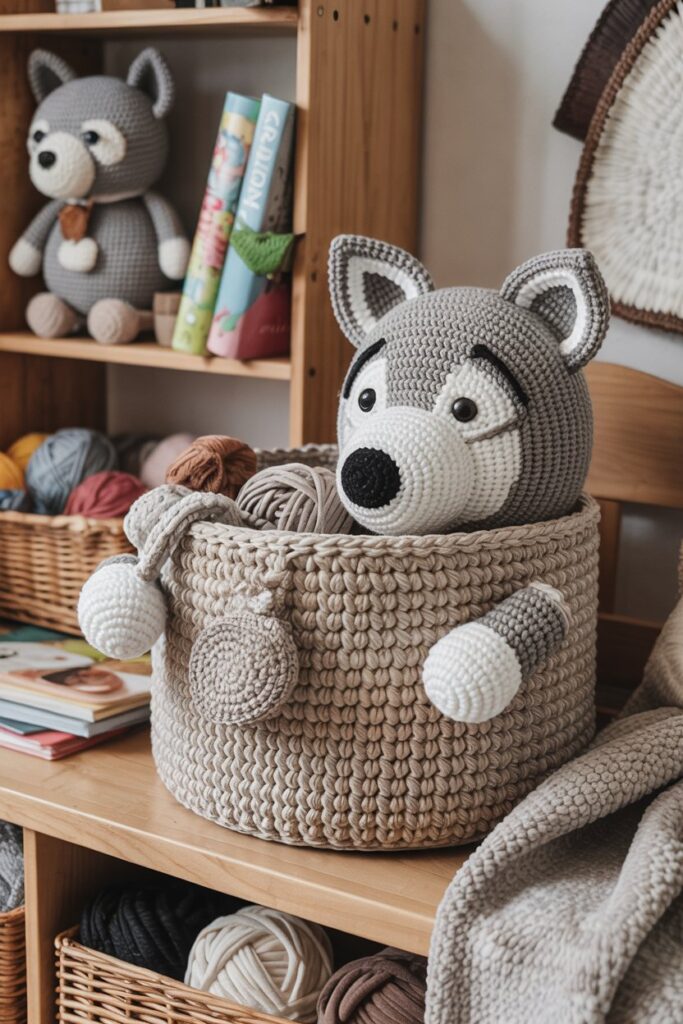 Wolf Basket Buddy